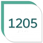 Room Number Sign