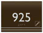 Room Number Sign w/ Symbols