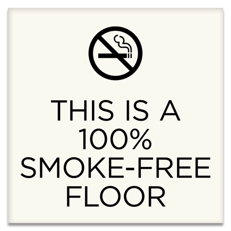 Smoke-Free Floor Sign