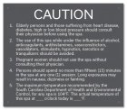 South Carolina Spa Rules Sign
