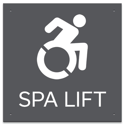 Spa Lift w/Dynamic ISA Symbol - Large
