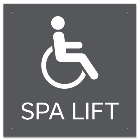Spa Lift w/ISA Symbol - Large