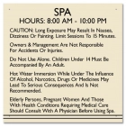 Spa Rules