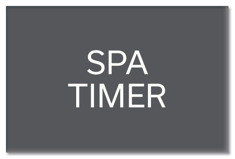 "Spa Timer" Sign