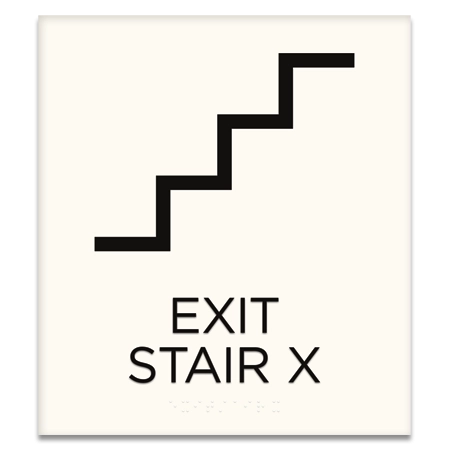 Stairway Exit Sign - DC Compliant