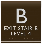 Stairway ID Sign - NYC Compliant