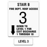 Stairwell ID - Washington, DC Code 3 Floors or Less