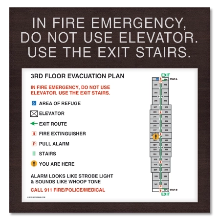 Standard Elevator Evacuation Plans - NYC Compliant