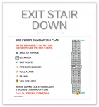 Standard Stairway Evacuation Plans - CA Compliant