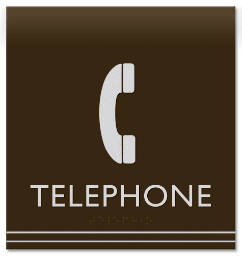 Telephone Sign w/Symbol