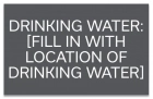 Texas Drinking Water Location Sign