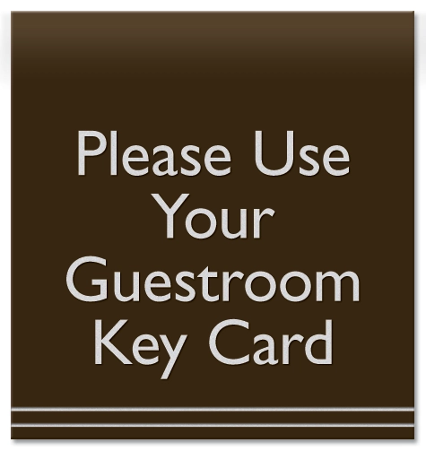 Use Guestroom Key Card