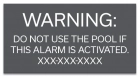 Utah Alarm Warning Sign