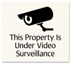 Video Surveillance Sign - Fiberbrite