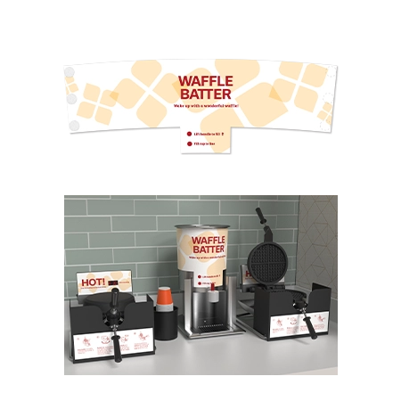 Waffle Batter WrapHeartland Version