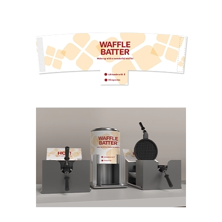 Waffle Batter WrapHeartland Version