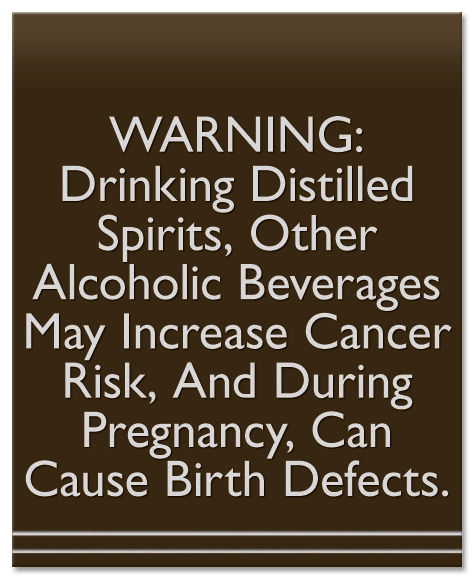 Warning - Drinking Alcohol May...