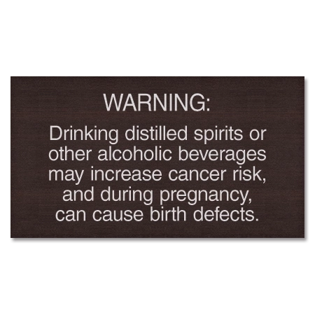 "Warning: Drinking Distilled..."
