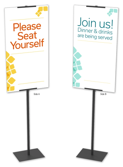 Welcome Point Sign and Stand