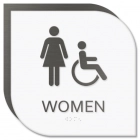 Women Sign w/Female & ISA Symbols