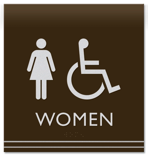 Women Sign w/Female & ISA Symbols