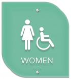 Women Sign w/Female & ISA Symbols