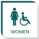 Women Sign w/Female & ISA Symbols