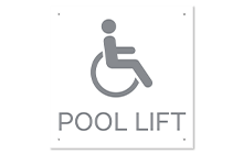 Pool Lift Signs