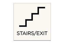 exit & stairs signs