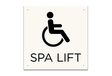 spa lift signs