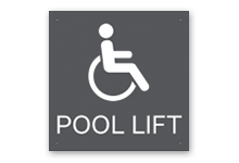 Pool Lift Signs