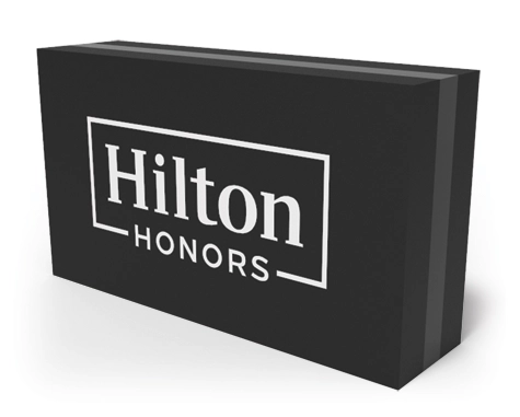 Hilton Honors Front Desk Sign