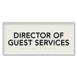 2-Line Common Room Sign (Back of House)