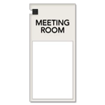 2-Line Meeting Room Sign w/Window
