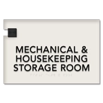 3-Line Common Room Sign