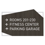 3-Line Directional Sign