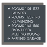 8-Line Directional Sign