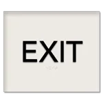 "Exit" Egress Sign - CA Compliant