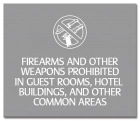 Firearms and Other Weapons Prohibited - FL Compliant - Celtec Version