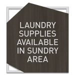 Laundry Supplies...Sundry Area Sign