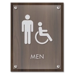 Men Sign w/Male & ISA Symbols