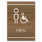 Men Sign w/Male & ISA Symbols