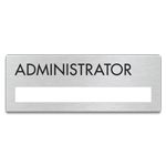 Nameplate Sign w/ Title