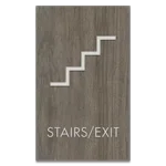 Stairs / Exit Sign w/Symbol