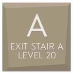 Stairway ID Sign - NYC Compliant