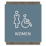 Women Sign w/Female & ISA Symbols