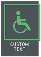 2-Line Regulatory Sign w/Symbol