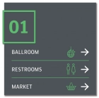 3-Line Directional w/Floor ID