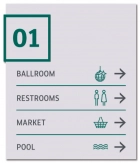 4-Line Directional w/Floor ID