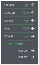5-Line Directional w/Guest Rooms